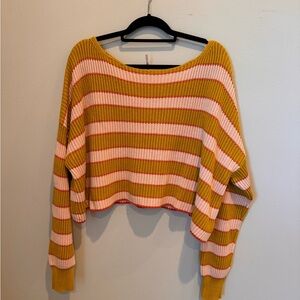 Free People crop top Sweater